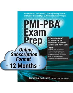 PMI-PBA® Exam Prep, Premier Edition - Cloud Subscription - 12 Month