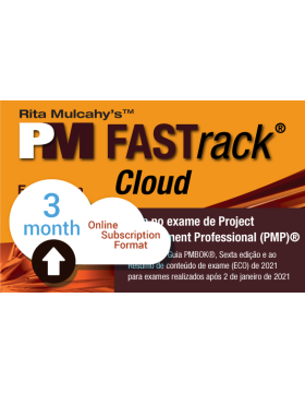 PM FASTrack® Cloud - PMP® Exam Simulator - Version 10 - Portuguese Translation - 3 Month