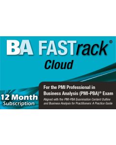 BA FASTrack® Cloud - PMI-PBA® Exam Simulator - Version 2 - 12 Month